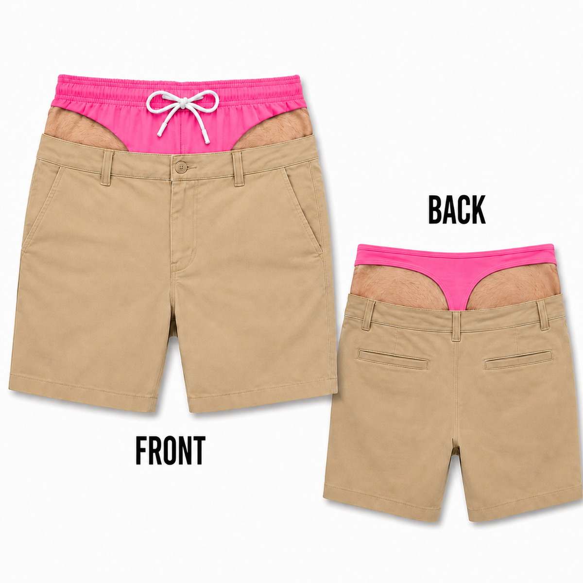 Peekaboo Golf Shorts