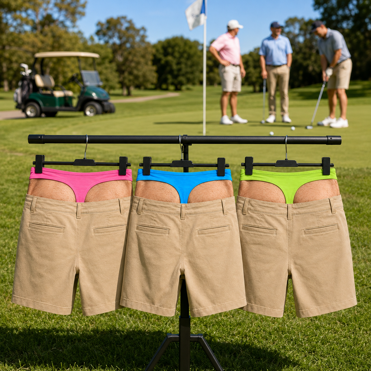 Peekaboo Golf Shorts