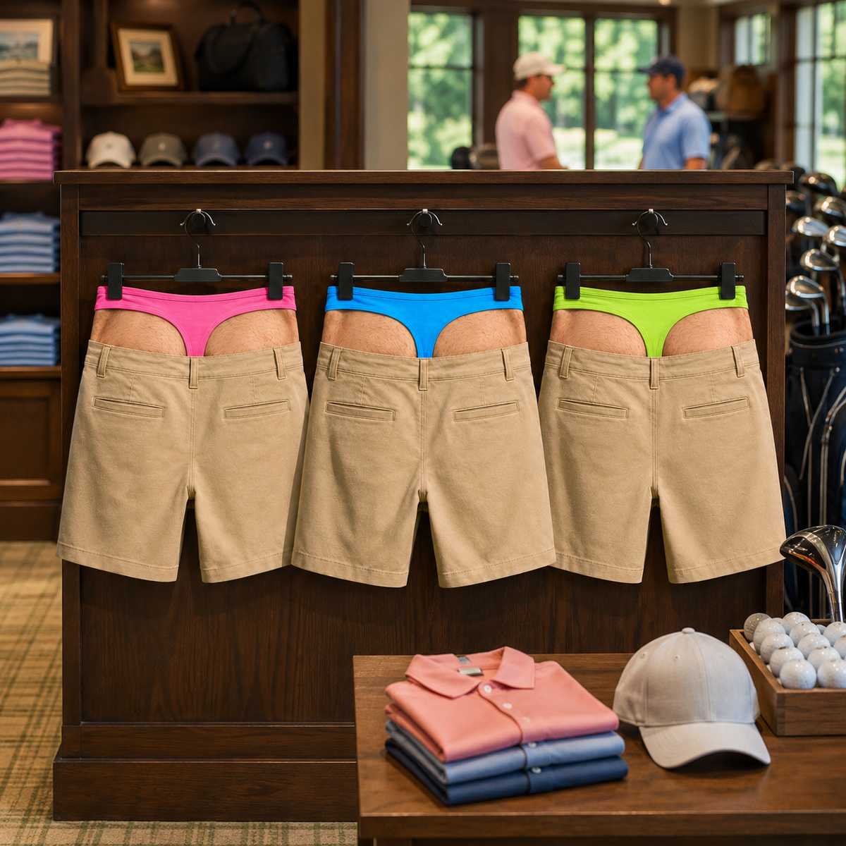 Peekaboo Golf Shorts