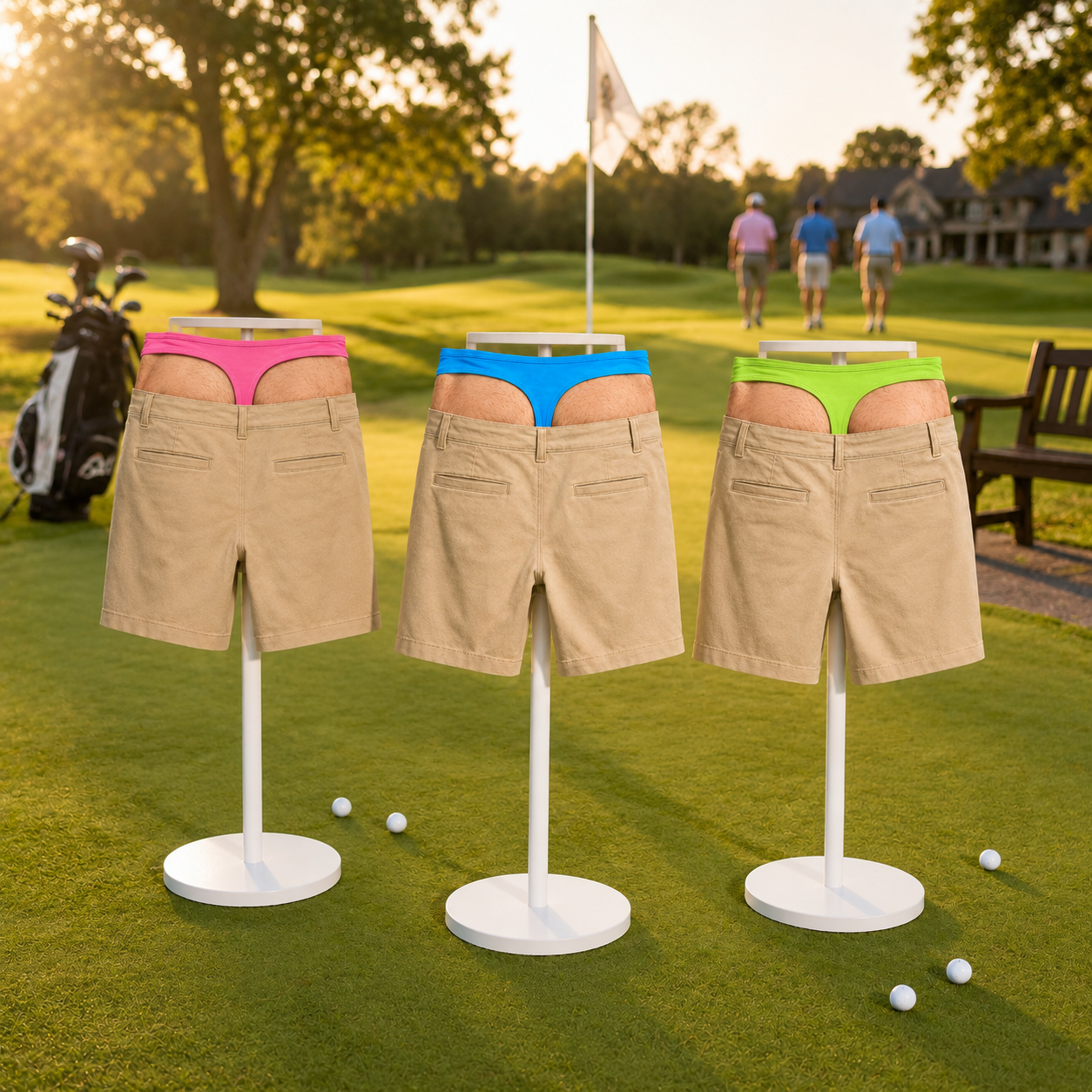 Peekaboo Golf Shorts